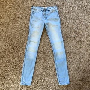 hollister high rise super skinny jeans